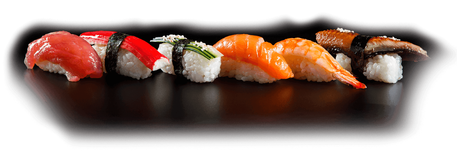 Thai sushi, lax with rice